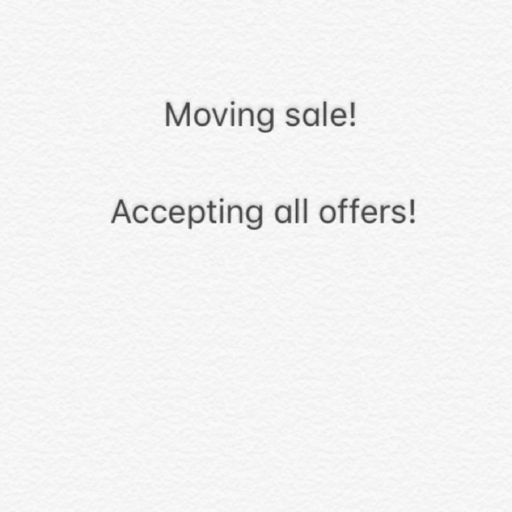 Moving sale!